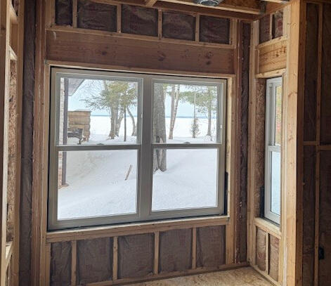 Lower lever lake side window Lower lever lake side window