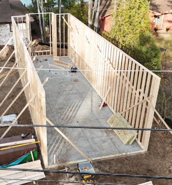 PN Garage Framing/Flyover PN Garage Framing/Flyover