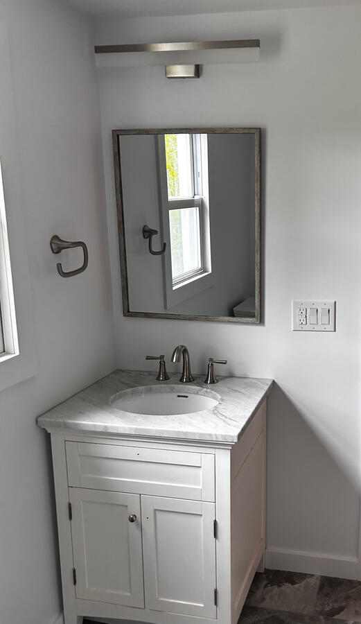 Small bathroom after Small bathroom after