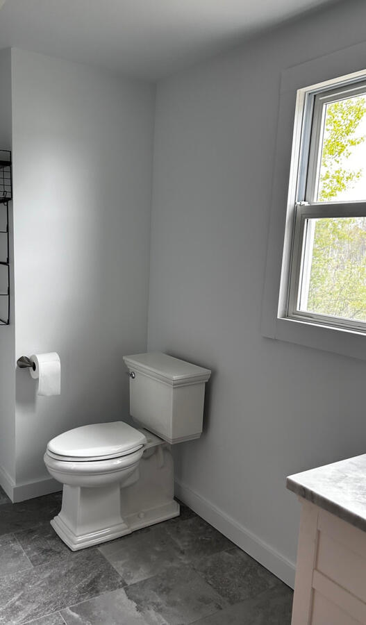 Small bathroom after Small bathroom after